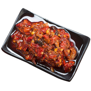 小康牛肉酱爆椒凤尾鱼 210g瓶装下饭拌面酱菜咸菜 徐州特产