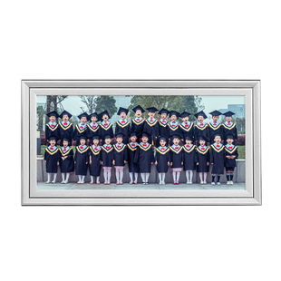 长方形毕业照集体合影照片相框空框相片框架摆台幼儿园高级感定制