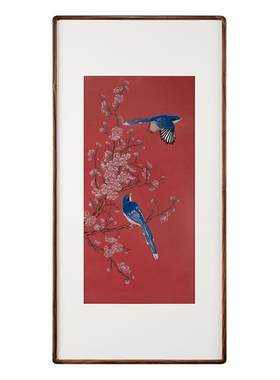 铜师傅铜雕画《喜上枝头》