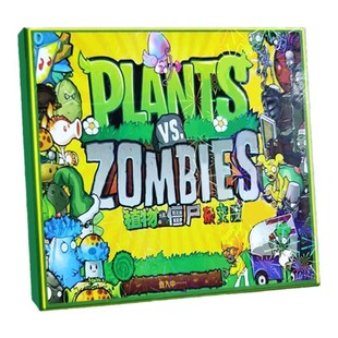 植物大战僵尸安静书磁力贴新款女孩免裁剪杂交版磁铁男孩磁吸玩具