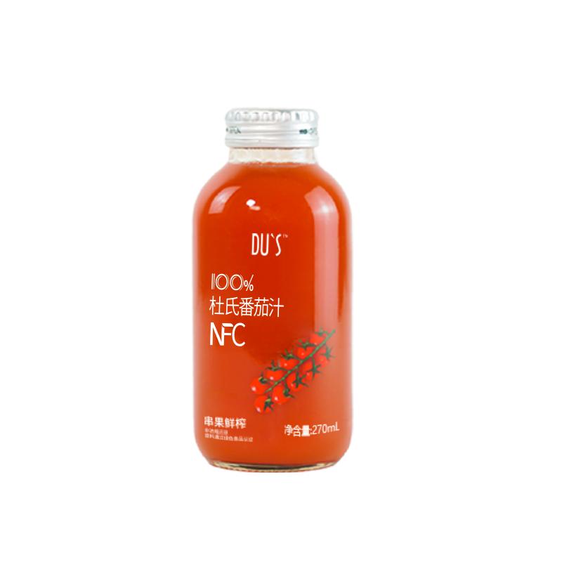 杜氏100%番茄汁NFC原浆无添加蔗糖零脂肪儿童孕妇果蔬汁270ml*6瓶