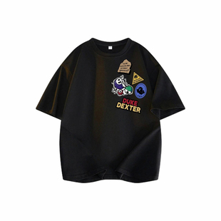 DUKE+DEXTER美式潮流短袖T恤男夏季2026新款复古高街纯棉白色上衣