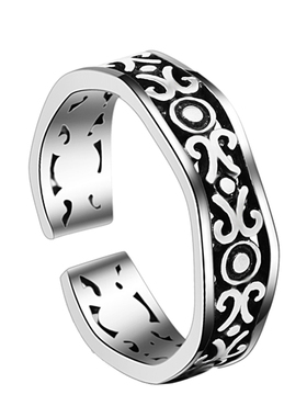 新款民族风纯银泰银纹不掉色饰品