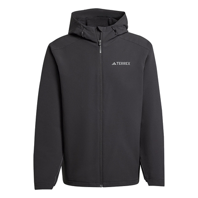 阿迪达斯男款休闲连帽夹克