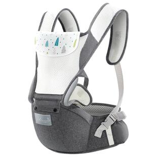 布兜妈妈婴儿腰凳夏季轻便透气宝宝背带多功能坐凳外出带娃神器新