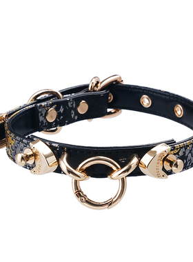 PUPPYRIDER经典蛇纹项圈choker女