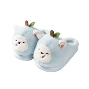 【latetime清仓特价】棉拖鞋女秋冬季室内居家保暖情侣毛毛拖鞋男