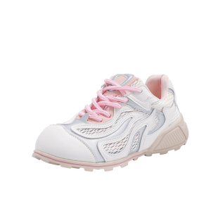 依思q运动玛丽珍2026春季新款网面透气小白鞋时尚百搭软底休闲鞋