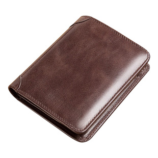 正品男士钱包2025新款真皮质感短款驾驶证一体卡包男式皮夹套爆款