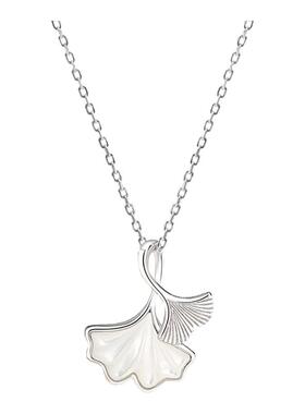 小杏运999足银锁骨链送女友