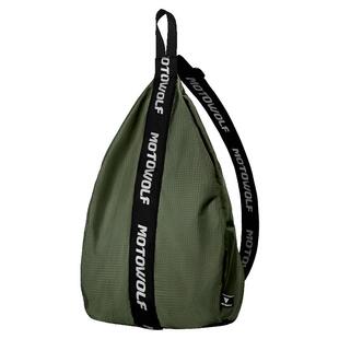 摩多狼摩托车头盔包骑行单肩斜挎包机车通勤装备胸包摩旅工具背包