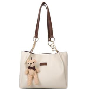 大容量包包女2026新款春夏时尚单肩女包高级感学生上课通勤托特包