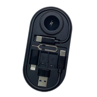 适用iwatch苹果s9手表充电器2w快充s7合一底座无线磁吸线支架