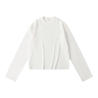 UNRETRO基础cleanfit白色长袖t恤