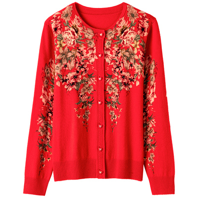 妈妈装小外套大码宽松显瘦外搭