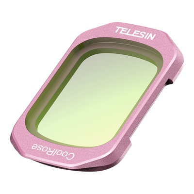 TELESIN泰迅适配DJI大疆Pocket 4/3冷调玫瑰人像滤镜套装运动相机cpl偏振镜可调nd滤镜减光镜¼黑柔镜配件