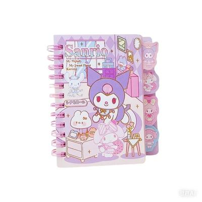 三立鸥隔页烫金线圈本卡通记事本