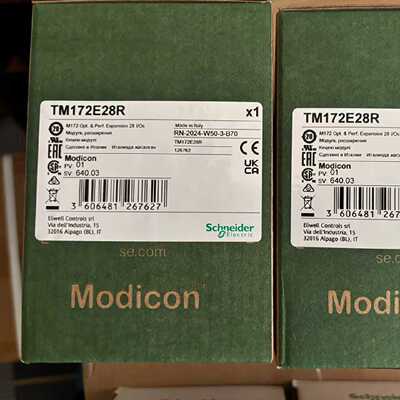 议价TM172E28R施耐德暖通空调控制可程式设计控制器扩展模块28点