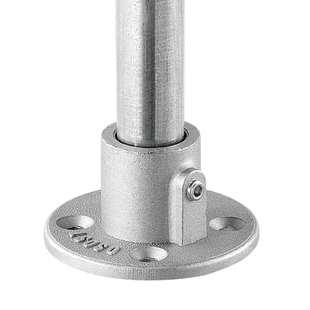 6分25管铝合金连接件镀锌钢管32圆管铁管接头底座三通弯头紧固件