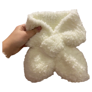 手工编织围巾diy材料包毛线编织绒线团叶子小围脖儿童成人送女友