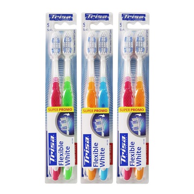 瑞士Trisa健齿白软毛牙刷