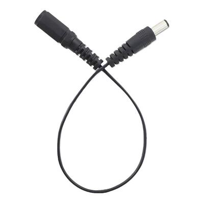 DC5.5*2.1公对母延长线 dc公母线 22号黑色并线 DC5521公母0.25米