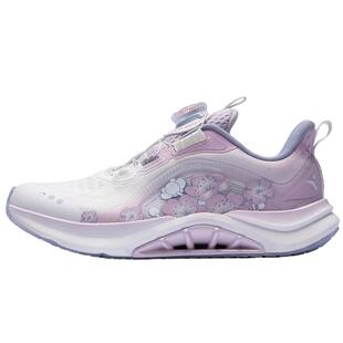 安踏足弓PRO丨儿童女大童跑鞋2026新款防滑耐磨中大童跑旋钮鞋