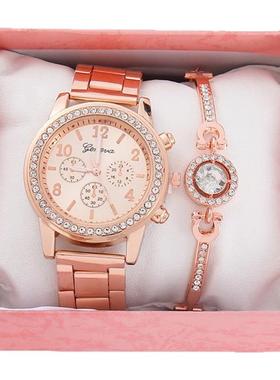 轻奢镶钻满天星手镯礼盒装圣诞情人节送女友礼物ins奢华满钻手链