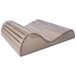 杜仲木颈椎枕艾灸枕波浪形曲度颈椎枕可睡觉放中草药包木枕头