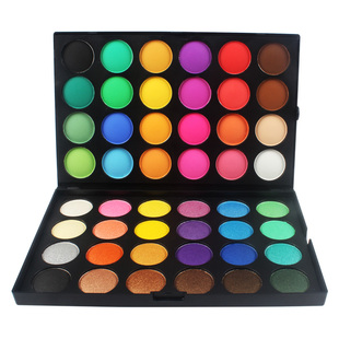 卡梅拉48色彩色眼影盘多色珠光哑光大地色马卡龙舞台妆化妆师专用