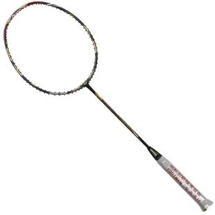 专业级羽毛球拍全碳素单拍钨纹编织烫金龙纹银凤超轻4U速度进攻型