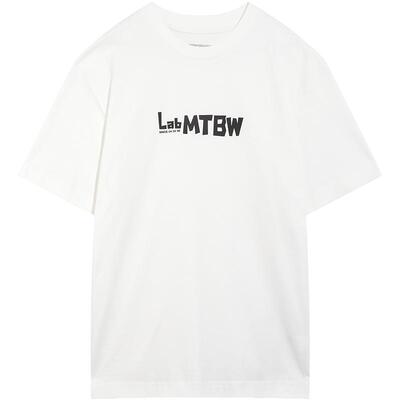 美特斯邦威重磅短袖T恤男2025夏季新款休闲舒适潮流印花圆领上衣t