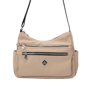 Frazzil/法姿女包多层斜挎包新款轻便休闲牛津布包妈妈单肩时尚包