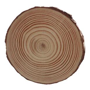 打孔圆木片原木片年轮木片幼儿园环创手工材料diy手绘装饰小木片
