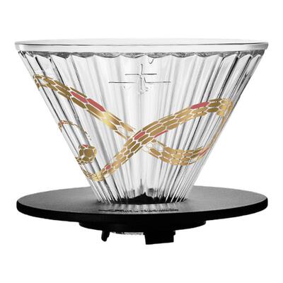 MHW-3BOMBER轰炸机【蛇年限定】精灵滤杯 耐热玻璃V60滤杯