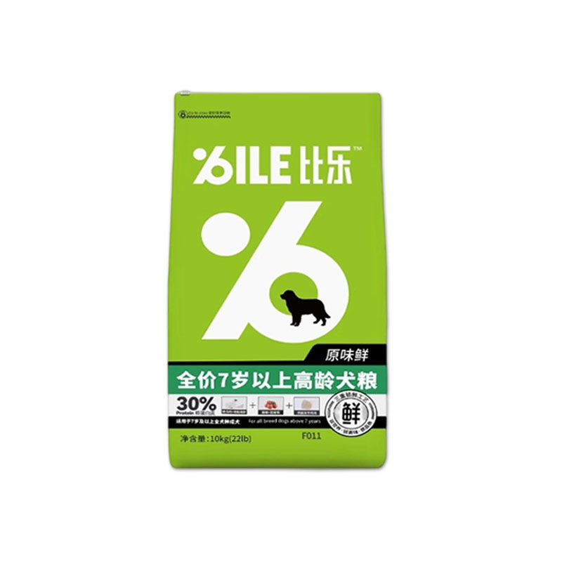 比乐老年犬高龄犬狗粮冻干全价粮