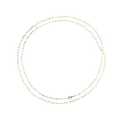 正品施家珍珠长款毛衣链女2025新款爆款高级感配饰颈链叠戴项链