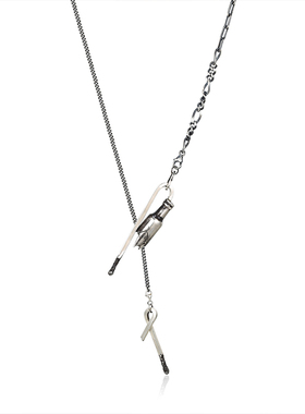 T.MAJOR纯银项链重工做旧