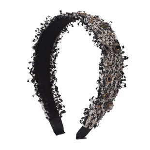 法式水钻发箍发卡女款重工宽边锆石压发高颅顶小香风头饰发饰配饰