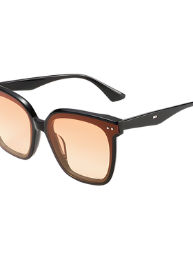 纪禾黑框落日茶墨镜女2026新款