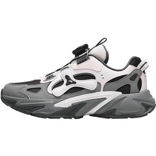 星辰安踏儿童女大童休闲鞋2025冬季款舒适防滑耐磨中大童旋钮童鞋