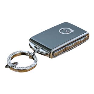 沃尔沃钥匙套原创铝合金玻璃xc90xc60s60s90xc40高端volvo替换壳