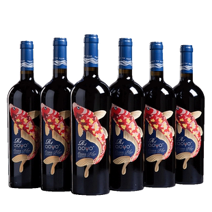 傲鱼红酒蔚蓝R4智利原瓶原装进口葡萄酒赤霞珠干红高品质旗舰正品