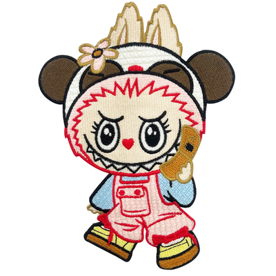 刺绣拉布布潮流帽子短袖包袋辅料