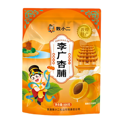 敦小二李广杏脯敦煌特产无核酸甜
