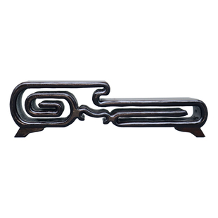 黑紫檀红木质雕刻回纹书卷几仿古底座摆件紫砂茶壶杯盏印章托核桃