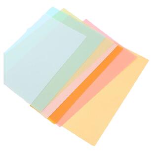 手写打卡sheen手帐彩色硫酸纸 描图纸素材拼贴纸印章纸描红牛油纸