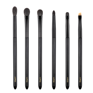 小胖丁6支羊毛眼影刷套装眼部细节晕染铺色卧蚕眼线动物毛化妆刷