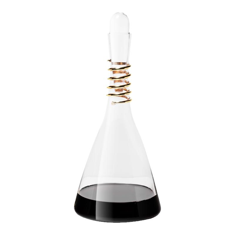 Baer高档水晶玻璃醒酒器家用快速红酒醒酒器带盖保鲜盛酒壶倒酒器