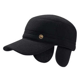 七匹狼帽子男款2025新款秋冬季鸭舌帽棒球帽加厚冬天保暖防风护耳